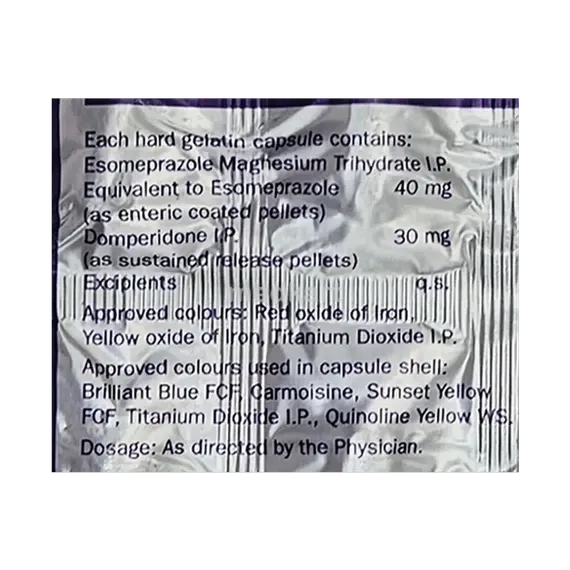 neksium d 40mg capsule 15's